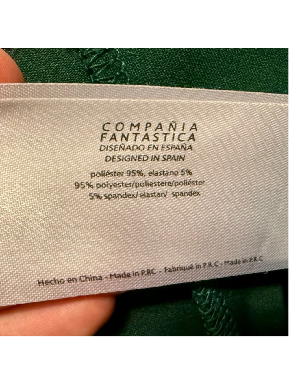 Compania Fantastica Women's Green Wide Leg Pants - Picture 7 of 8